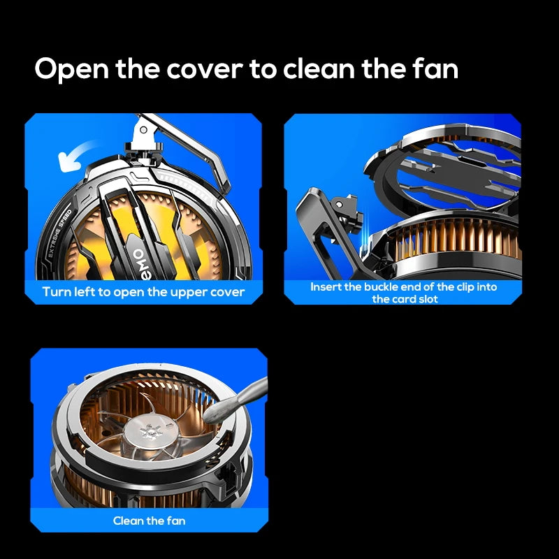 Universal Phone Supercooling Magnetic Fan Memo CX08 Pro