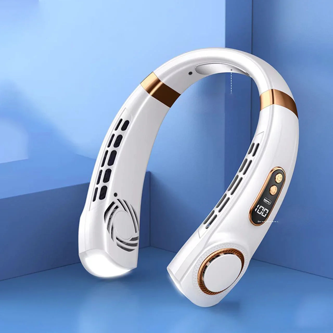 Ultra Cool Bladeless Neck Fan with LED