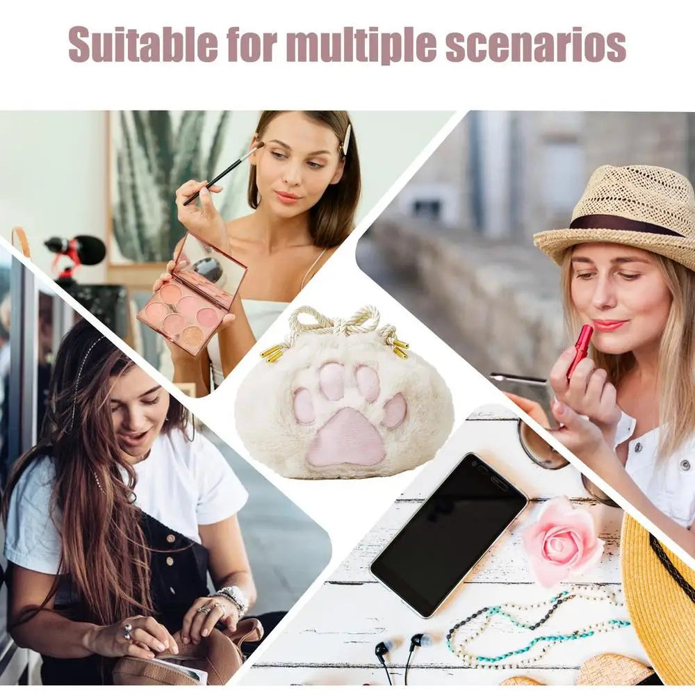 Cute Cat Paw Makeup Bag – Purrfect Portable Organizer!