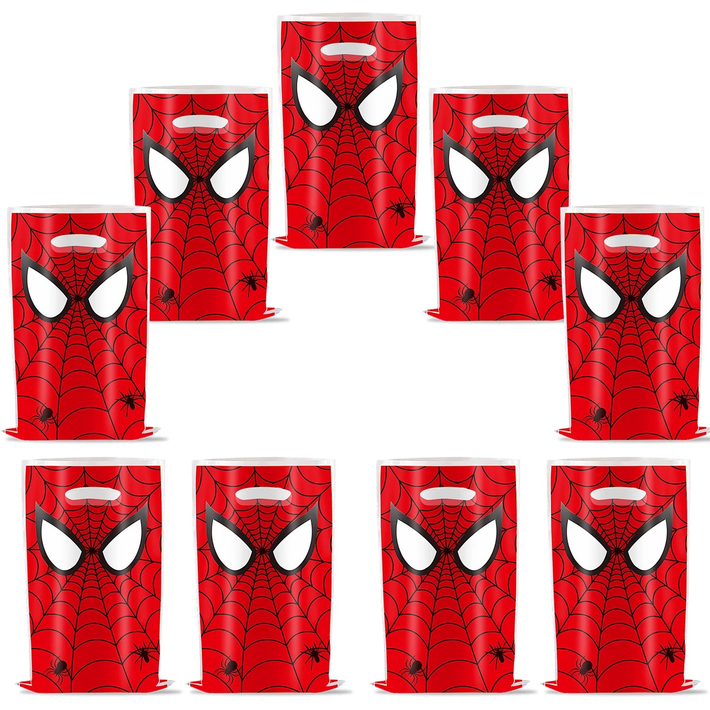 Spiderman Web Adventure Party Gift Bags (10-Pack)