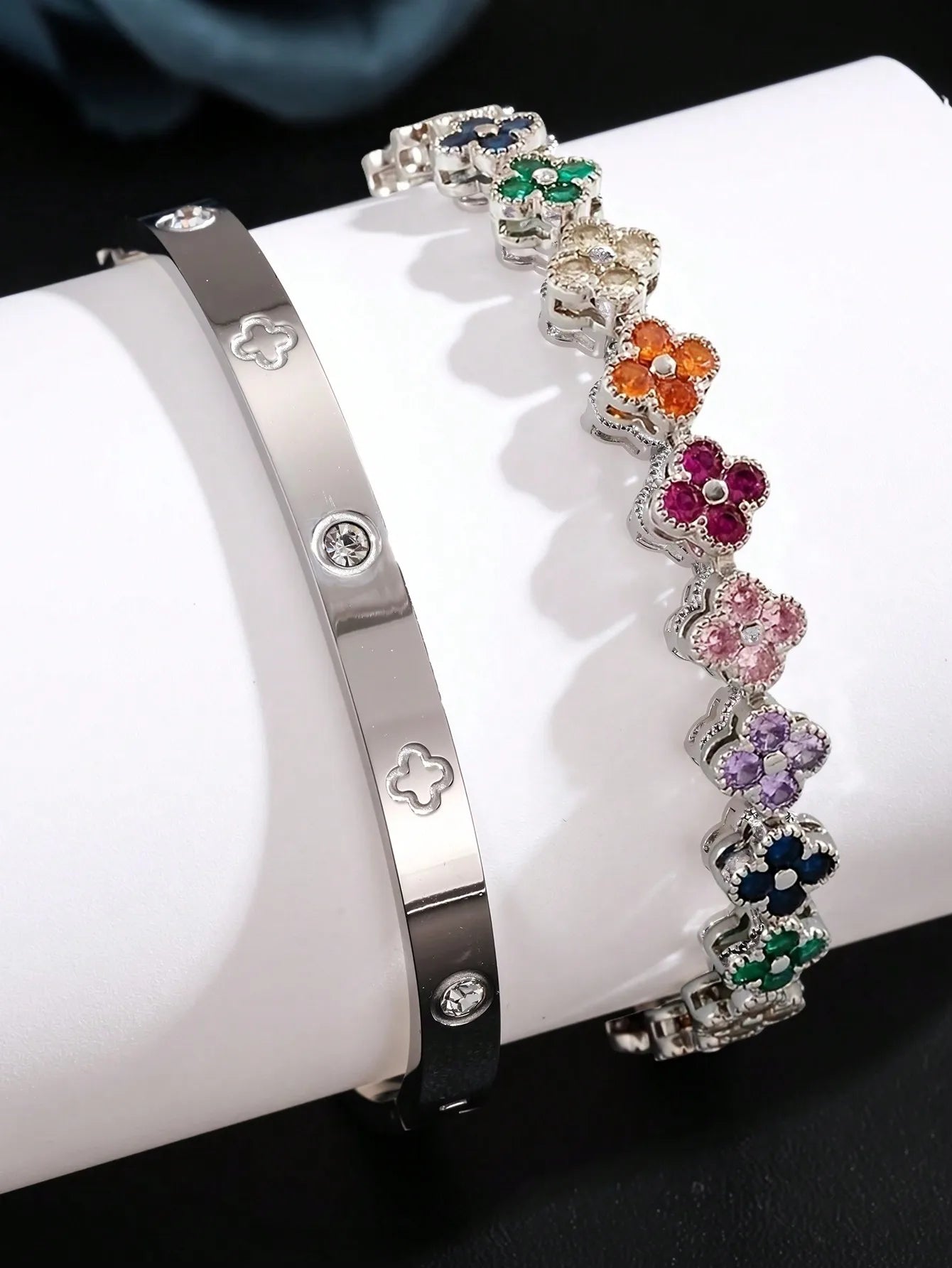 Elegant Lucky Clover Party Bracelet