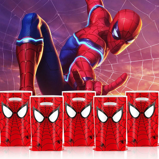 Spiderman Web Adventure Party Gift Bags (10-Pack)