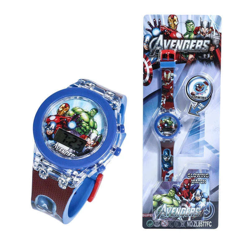 Spiderman Flashlight Kids Watch for Boys