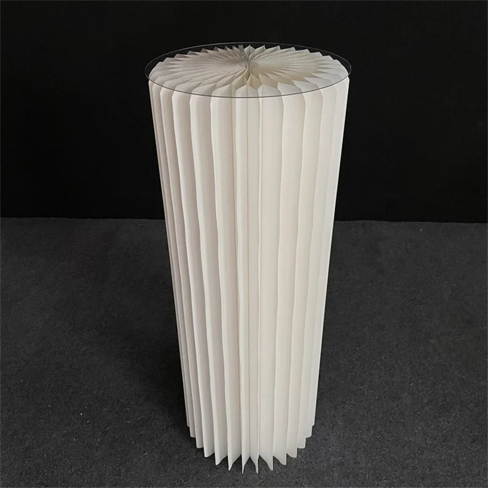 Folding Paper Roman Column Ornaments Party Wedding DIY Decoration