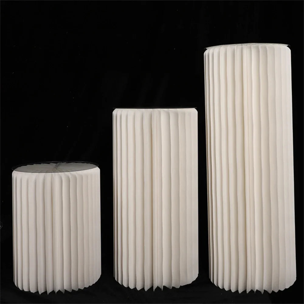 Folding Paper Roman Column Ornaments Party Wedding DIY Decoration