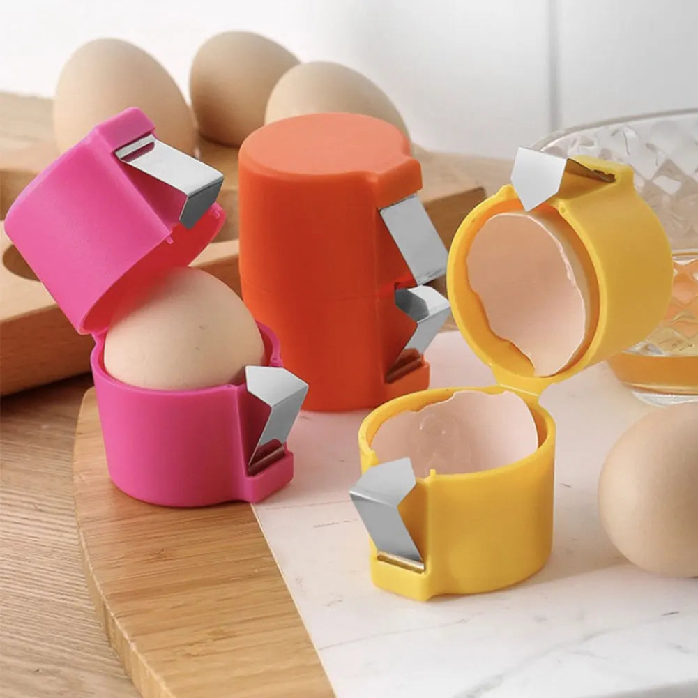 Portable Egg Shell Crusher & Separator - Handheld Kitchen Gadget
