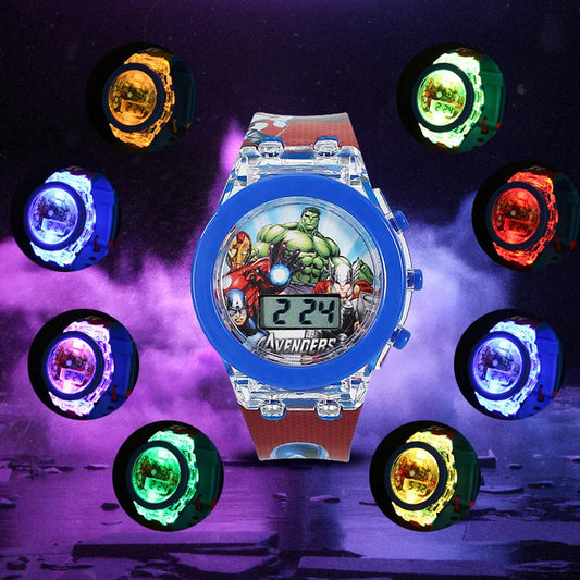 Spiderman Flashlight Kids Watch for Boys