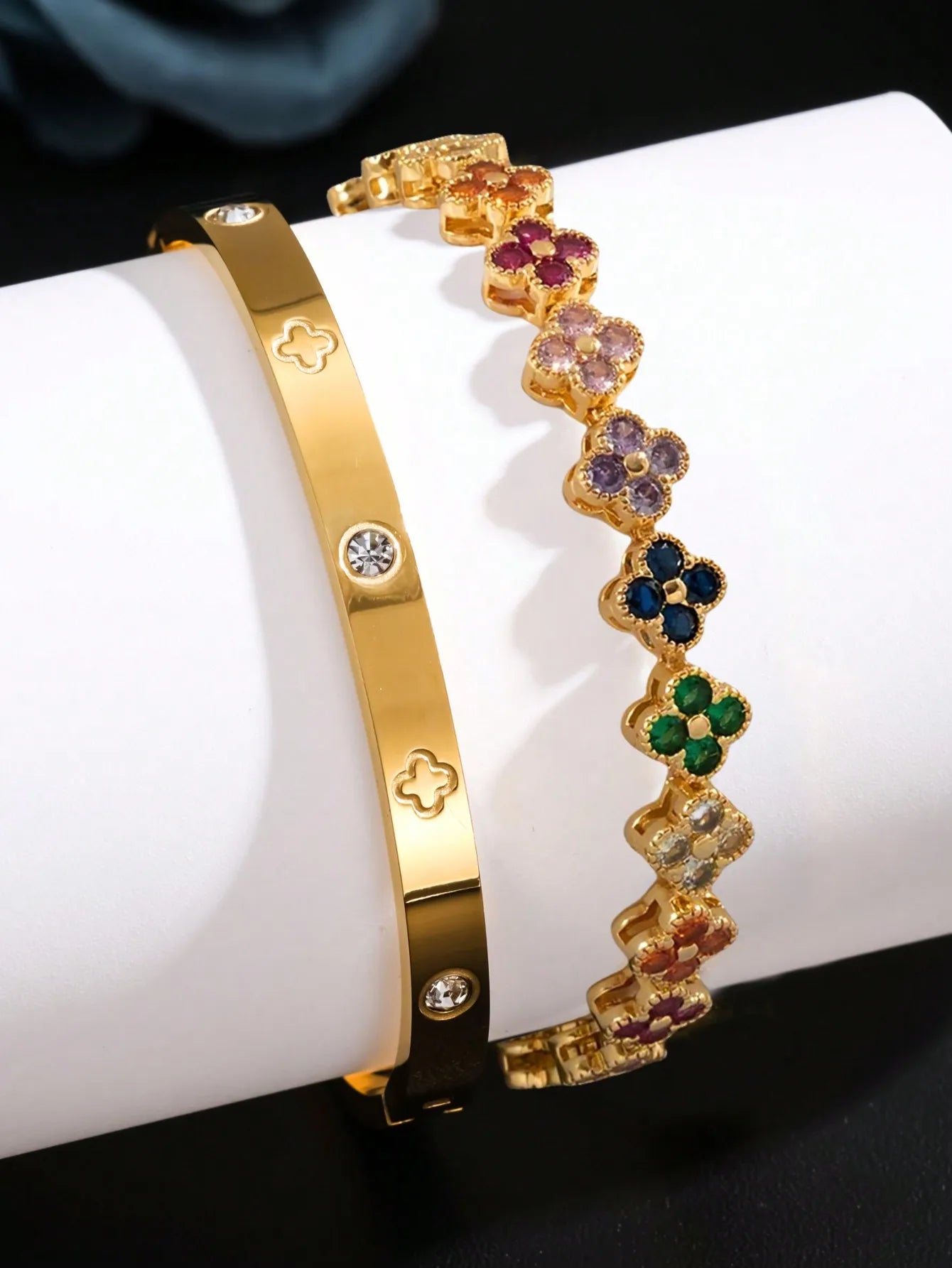 Elegant Lucky Clover Party Bracelet