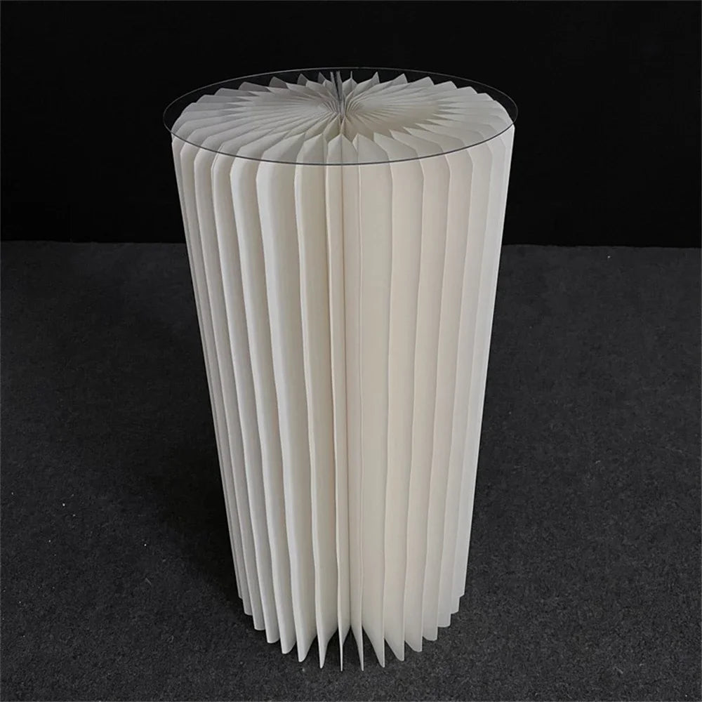 Folding Paper Roman Column Ornaments Party Wedding DIY Decoration