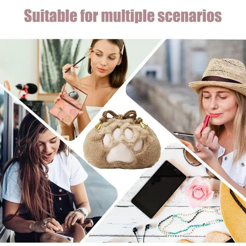 Cute Cat Paw Makeup Bag – Purrfect Portable Organizer!
