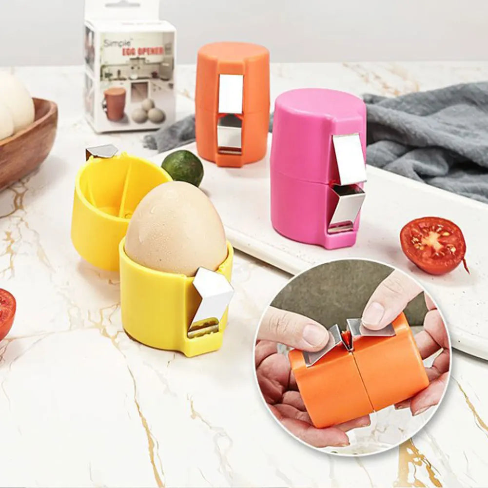 Portable Egg Shell Crusher & Separator - Handheld Kitchen Gadget