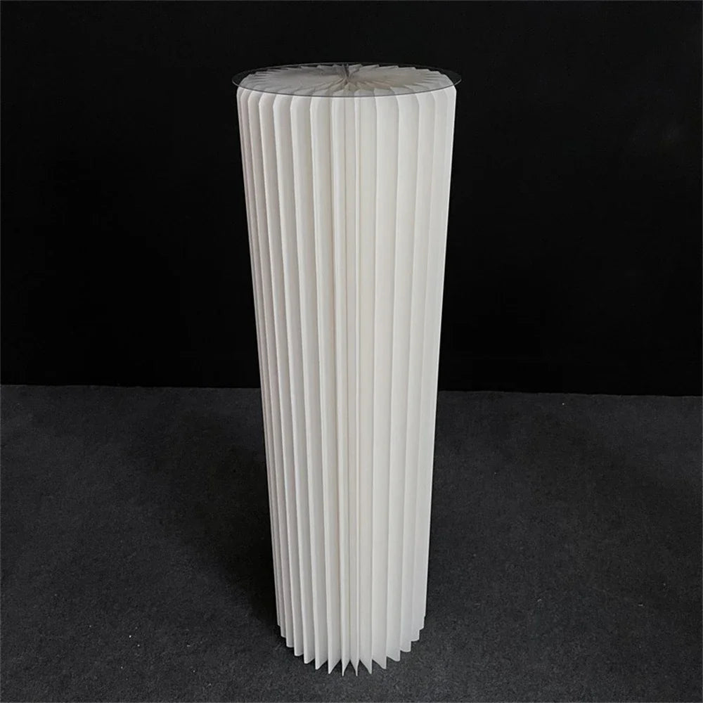 Folding Paper Roman Column Ornaments Party Wedding DIY Decoration