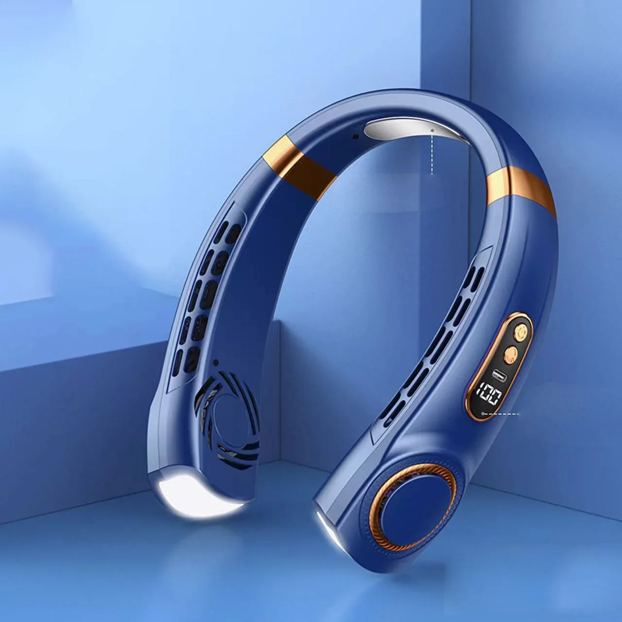 Ultra Cool Bladeless Neck Fan with LED