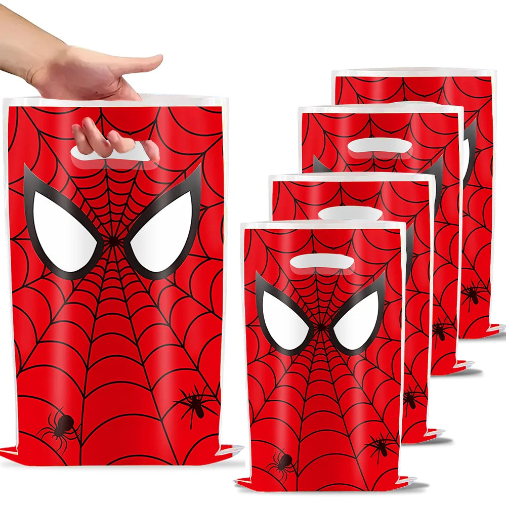 Spiderman Web Adventure Party Gift Bags (10-Pack)