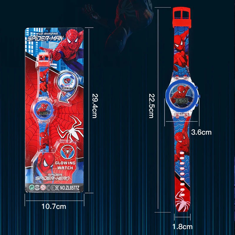 Spiderman Flashlight Kids Watch for Boys