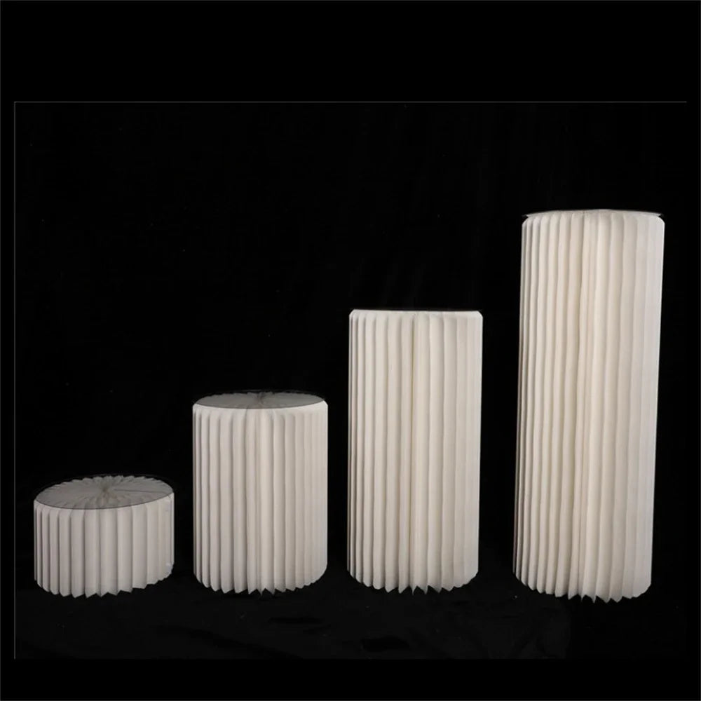 Folding Paper Roman Column Ornaments Party Wedding DIY Decoration