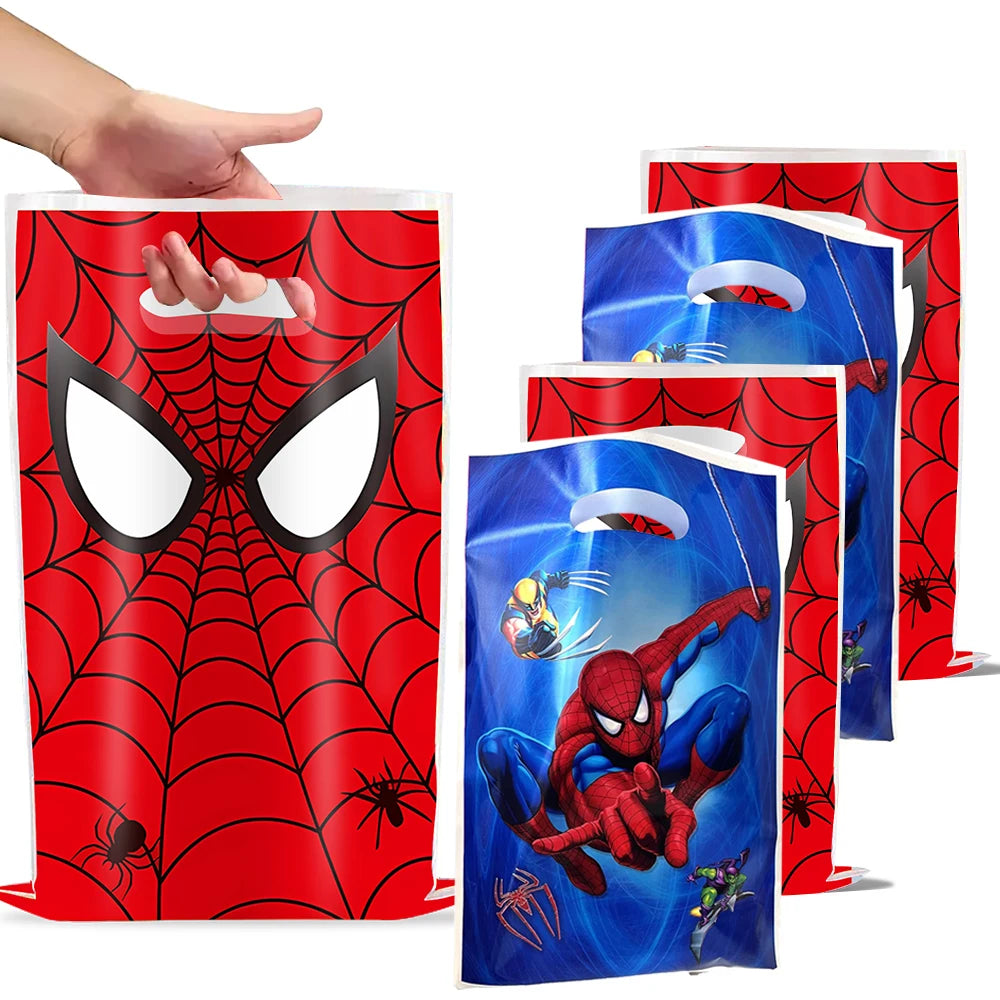 Spiderman Web Adventure Party Gift Bags (10-Pack)