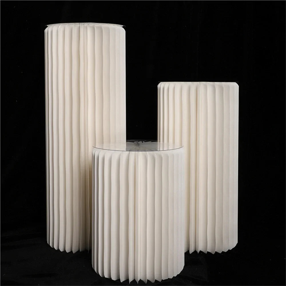 Folding Paper Roman Column Ornaments Party Wedding DIY Decoration