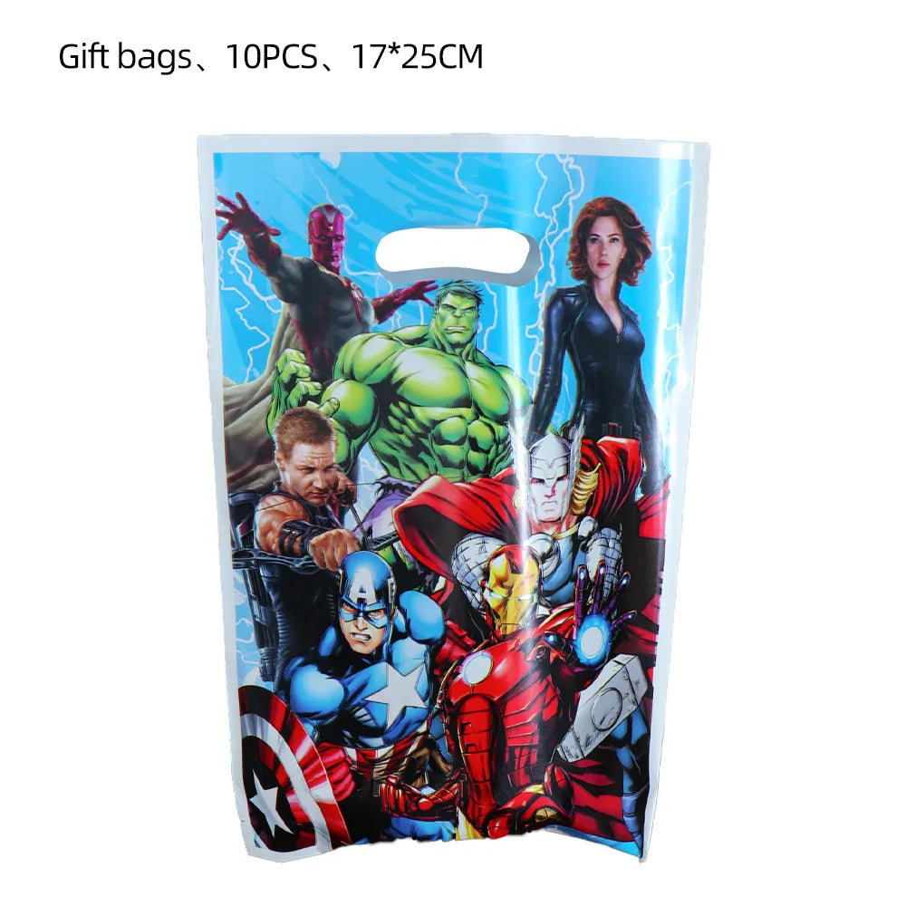 Spiderman Web Adventure Party Gift Bags (10-Pack)