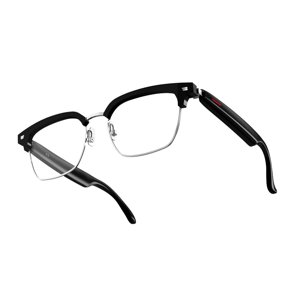 Blackview E1306 Smart Glasses for Men Women Bluetooth Call  AI Voice Mic & Speaker
