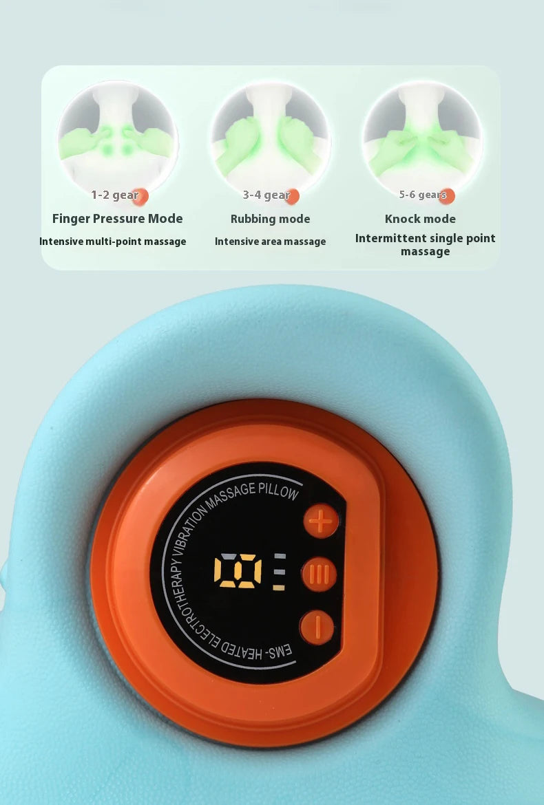 Electric Neck Massager Pillow: Instant Relief for Neck & Shoulder Tension