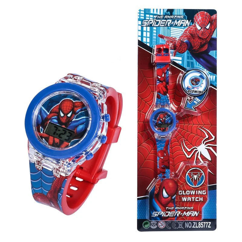 Spiderman Flashlight Kids Watch for Boys