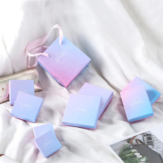 Gradient Jewelry Gift Box for Rings, Bracelets, Necklaces