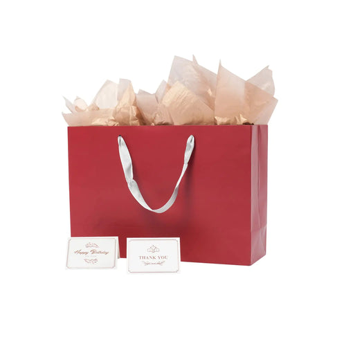 Extra Large Red Gift Bag with Wrapping Tissue 1pcs